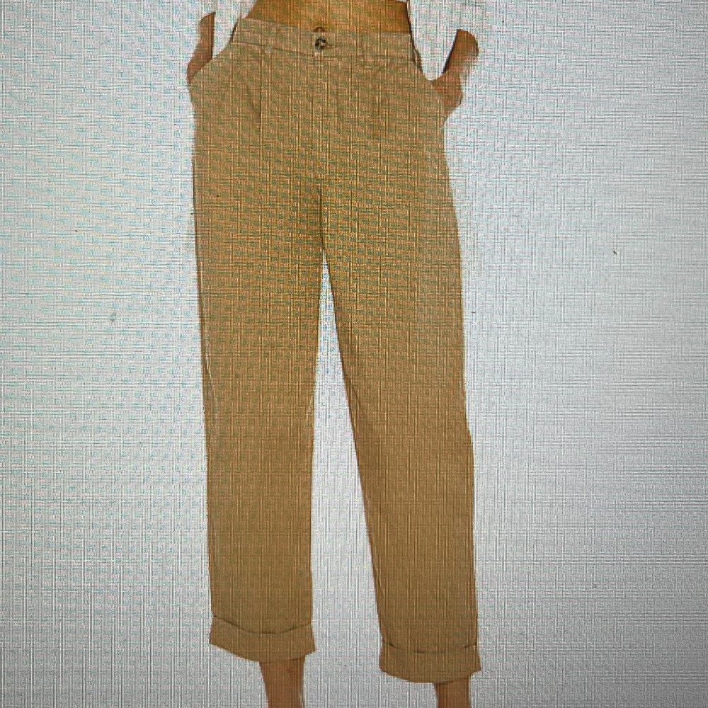 Pistola Khaki pleated trousers, Size 33, NWT